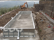 Fasi realizzazione costruzione piscina Fasi realizzazione costruzione piscina